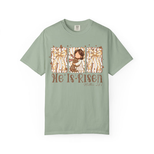 Comfort Color He Is Risen Graphic Tee