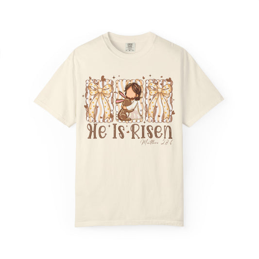 Comfort Color He Is Risen Graphic Tee